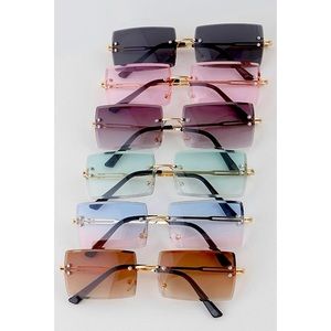Square framed sunglasses